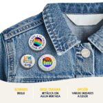 Chapa pin LGTBIQ+ con Diseño Pride be proud of who you are - Imagen 4