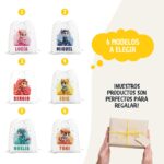 Bolsa de Merienda/Almuerzo Infantil Personalizada con Diseño Gatitos - Imagen 6