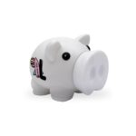 Hucha de cerdito personalizada tacto suave diseño Espacial