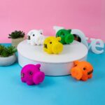 Hucha de cerdito personalizada tacto suave diseño Cactus - Imagen 5