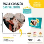 Puzzle Personalizado con Foto forma de corazón. Tamaño 35 x 31 111 piezas - Imagen 2