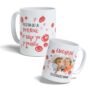 Taza para mamá personalizada con foto, nombre y frase original