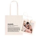 Tote bag personalizada para mamá con frase divertida.