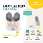 Zapatillas de Estar por Casa Personalizadas para Mujer – Regalo Original Día de la Madre - Imagen 2