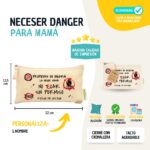 Neceser Personalizado para Día de la Madre – Estuche de Maquillaje de Algodón para Mamá - Imagen 2