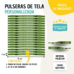 Pulseras Personalizadas con Nombre o Frase – Detalles Originales para Bodas, Comuniones y Fiestas - Imagen 2