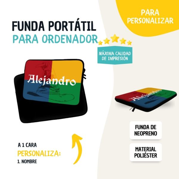 Funda para Ordenador Harry Potter Personalizada (10 y 17 pulgadas) – Fundas Neopreno para PC Frikis (10 diseños) - Imagen 2