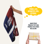 Toalla Personalizada con Nombre y Número – Estilo Camiseta de Fútbol - Imagen 4
