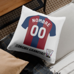 Cojín Personalizado Camiseta de Fútbol con Nombre y Número – Regalo Original para Aficionados - Imagen 4