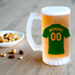 Jarra de Cerveza Personalizada con Camiseta de Fútbol – Nombre + Número - Imagen 5