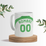 Taza Personalizada Estilo Camiseta de Fútbol - Nombre + Número - Imagen 6