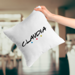 Cojín Personalizado Estilo Friends con Nombre – Regalo Friki Original y Divertido - Imagen 7