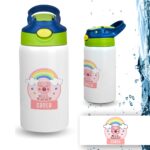 Botella Infantil Personalizada de Acero Inoxidable – Diseño Vuelta al Cole (350 ml) - Imagen 26