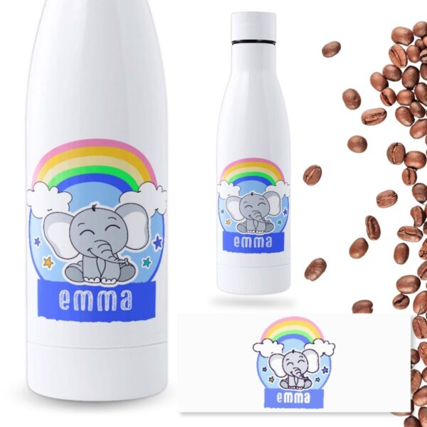 Botella Infantil Personalizada Animales – 500 y 700ml con Nombre - Diseño Infantil - Imagen 7