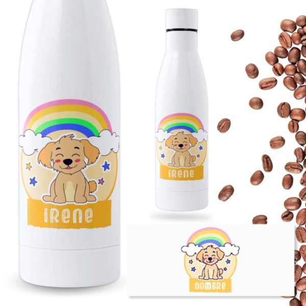 Botella Infantil Personalizada Animales – 500 y 700ml con Nombre - Diseño Infantil - Imagen 8
