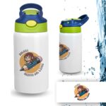 Botella Infantil Personalizada de Acero Inoxidable – Diseño Vuelta al Cole (350 ml) - Imagen 45