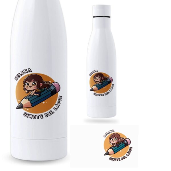 Botella Infantil Personalizada 500 ml y 700 ml – Diseños Escolares Vuelta al Cole - Imagen 2