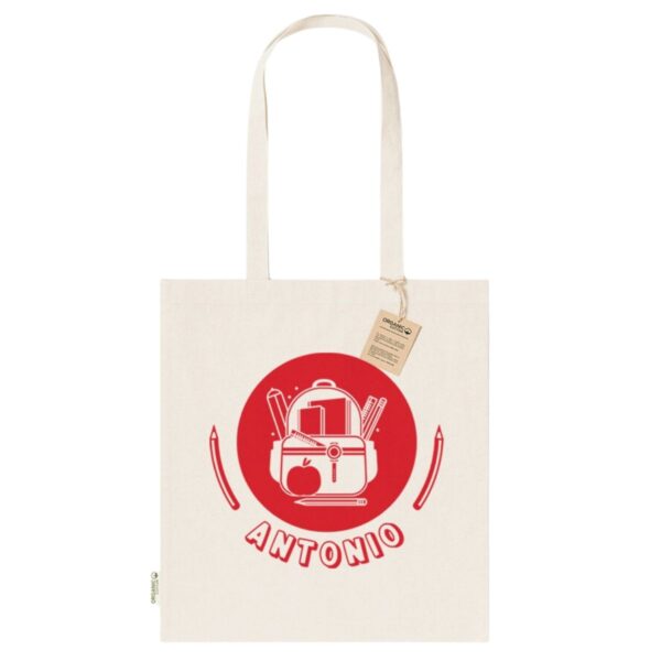 Bolsa Tote Bag Infantil Personalizada – Diseños Escolares Vuelta al Cole - Imagen 4
