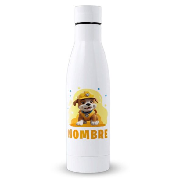 Botella Infantil Personalizada Patrulla Perruna – 500 y 700ml con Nombre - Imagen 4