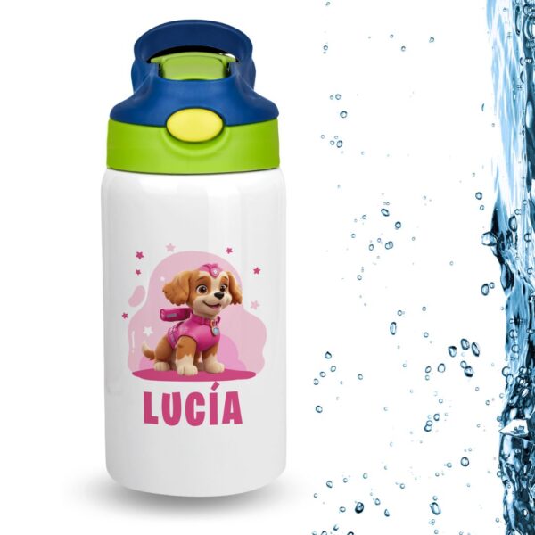 Botella Infantil Personalizada de Acero Inoxidable – Diseño Vuelta al Cole (350 ml) - Imagen 34