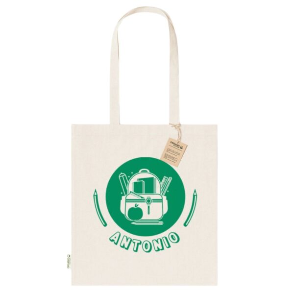 Bolsa Tote Bag Infantil Personalizada – Diseños Escolares Vuelta al Cole - Imagen 3