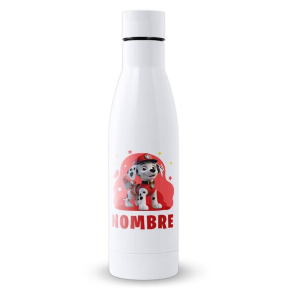 Botella Infantil Personalizada Patrulla Perruna – 500 y 700ml con Nombre - Imagen 2