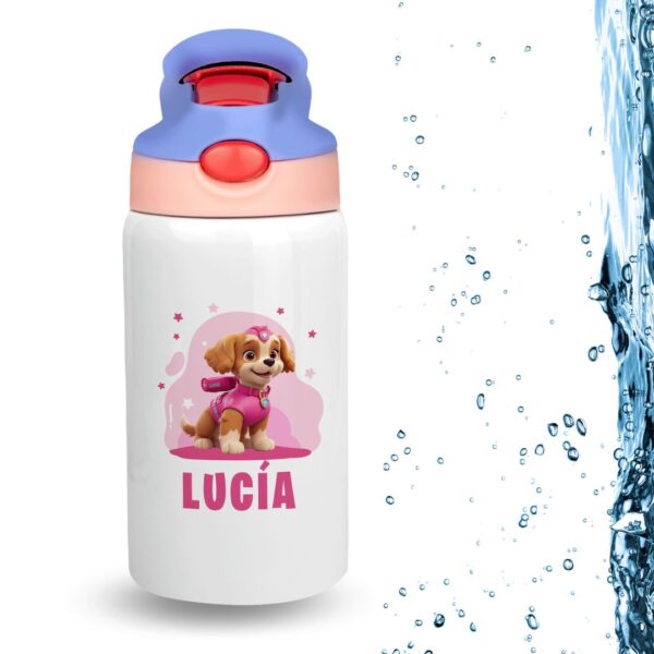 Botella Infantil Personalizada de Acero Inoxidable – Diseño Vuelta al Cole (350 ml) - Imagen 35