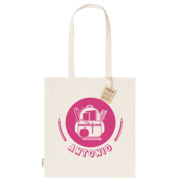 Bolsa Tote Bag Infantil Personalizada – Diseños Escolares Vuelta al Cole - Imagen 2
