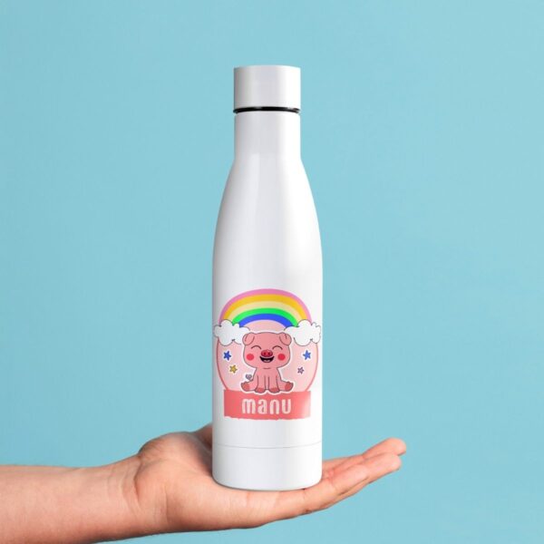 Botella Infantil Personalizada Animales – 500 y 700ml con Nombre - Diseño Infantil - Imagen 13