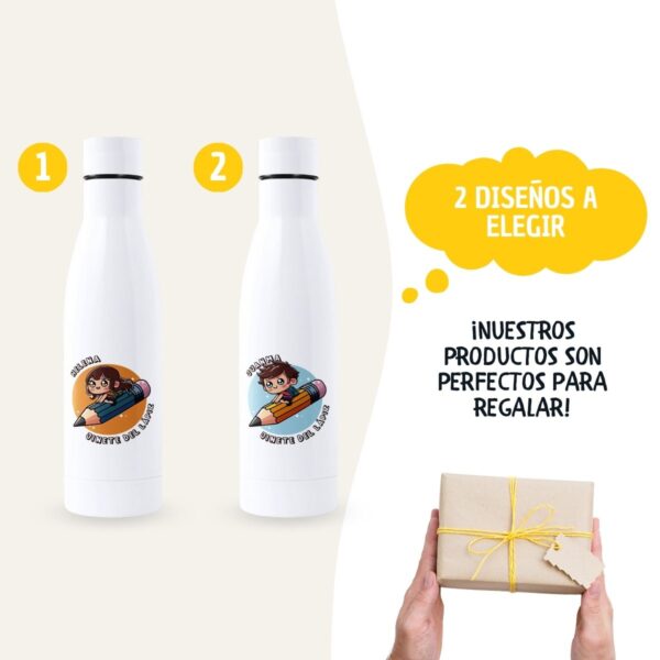 Botella Infantil Personalizada 500 ml y 700 ml – Diseños Escolares Vuelta al Cole - Imagen 5