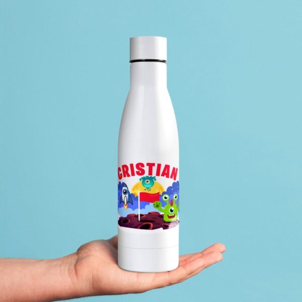 Botella Personalizada para Niños con Nombre – 500 y 700ml – Diseño Espacial - Imagen 8