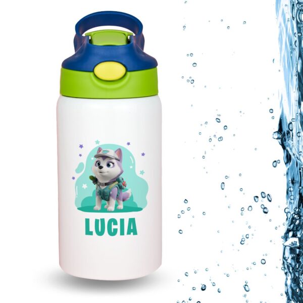 Botella Infantil Personalizada de Acero Inoxidable – Diseño Vuelta al Cole (350 ml) - Imagen 41