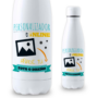 botella térmica personalizada con foto y texto de acero inoxidable 700 ml