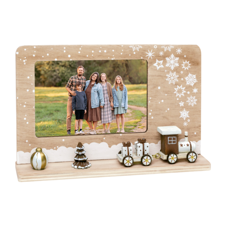 marco navidad personalizado con foto 10x15