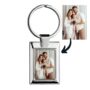 llavero metálico rectangular personalizado con foto