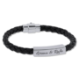 pulsera personalizada con grabado láser para hombre