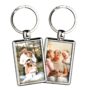 llavero metálico personalizado con foto y tapa acrílica