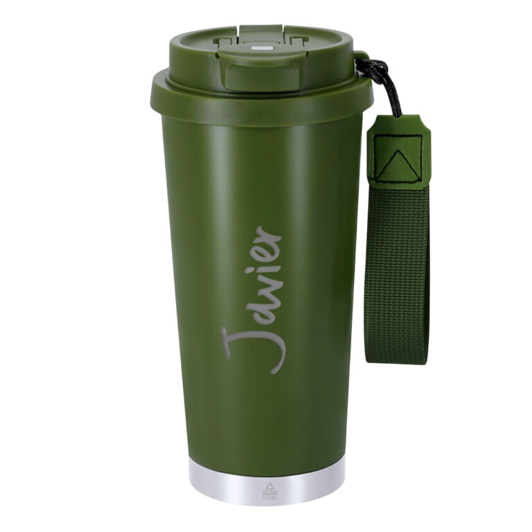 vaso térmico personalizado 500 ml acero inoxidable reciclado