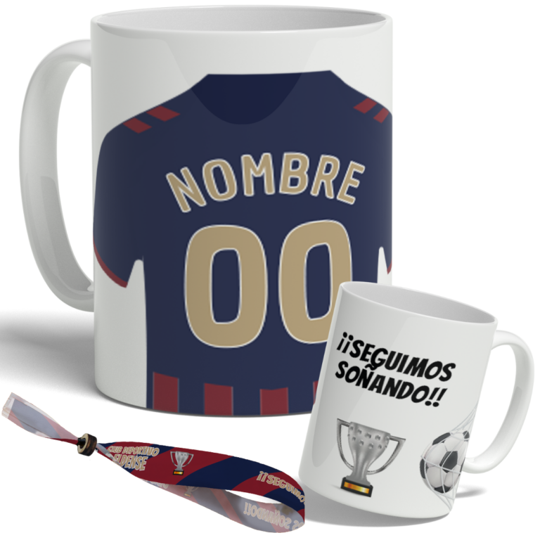 taza eldense personalizada con nombre y numero