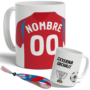 taza granada cf personalizada con nombre y numero