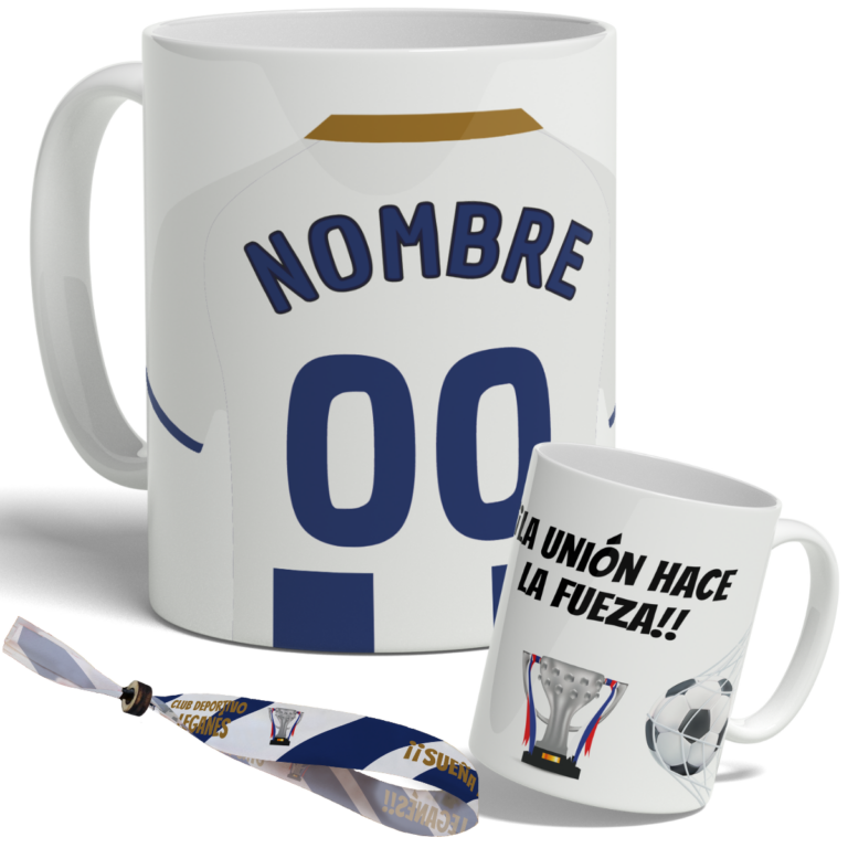 taza las palmas personalizada con nombre y número
