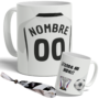 taza burgos cf personalizada con nombre y numero